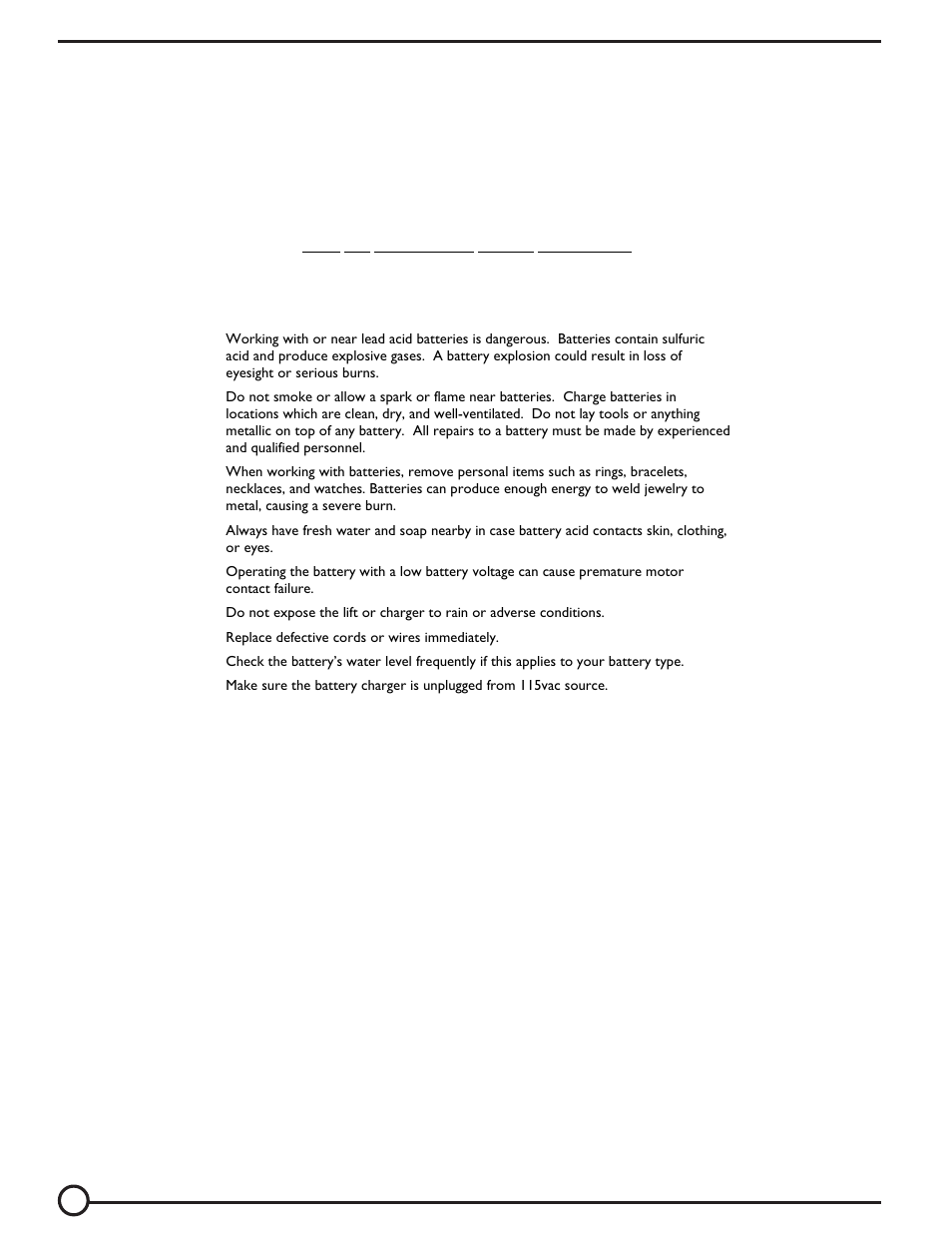 Battery changeout instructions | Vestil EPT-30 User Manual | Page 72 / 144