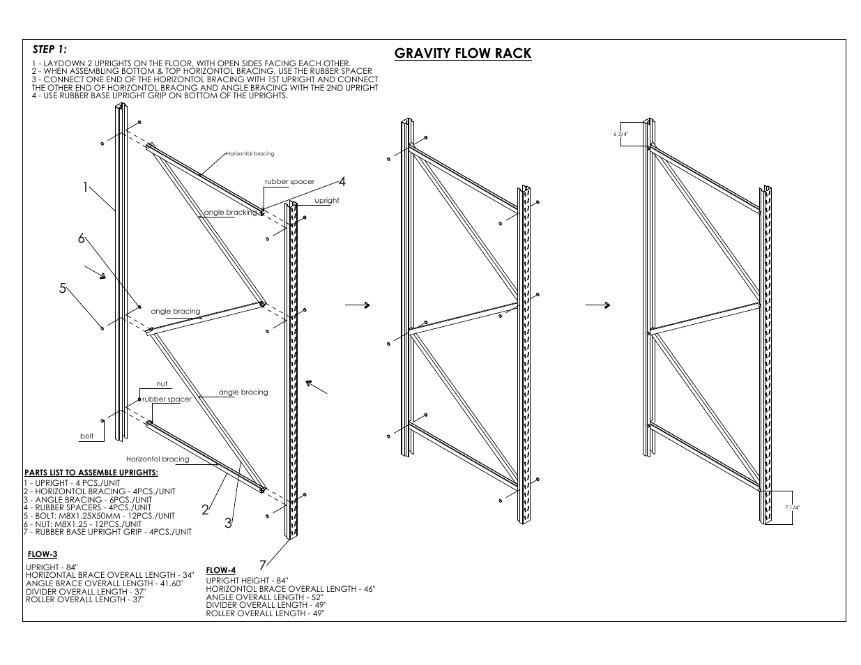 Vestil FLOW Series User Manual | 8 pages