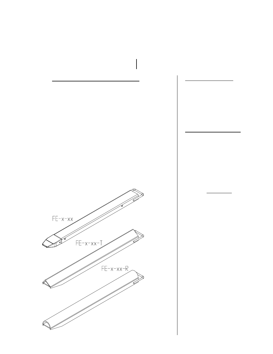 Vestil FE User Manual | 5 pages