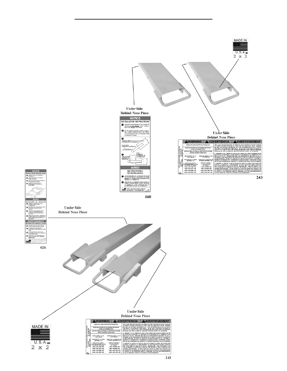 Vestil FE User Manual | Page 3 / 5