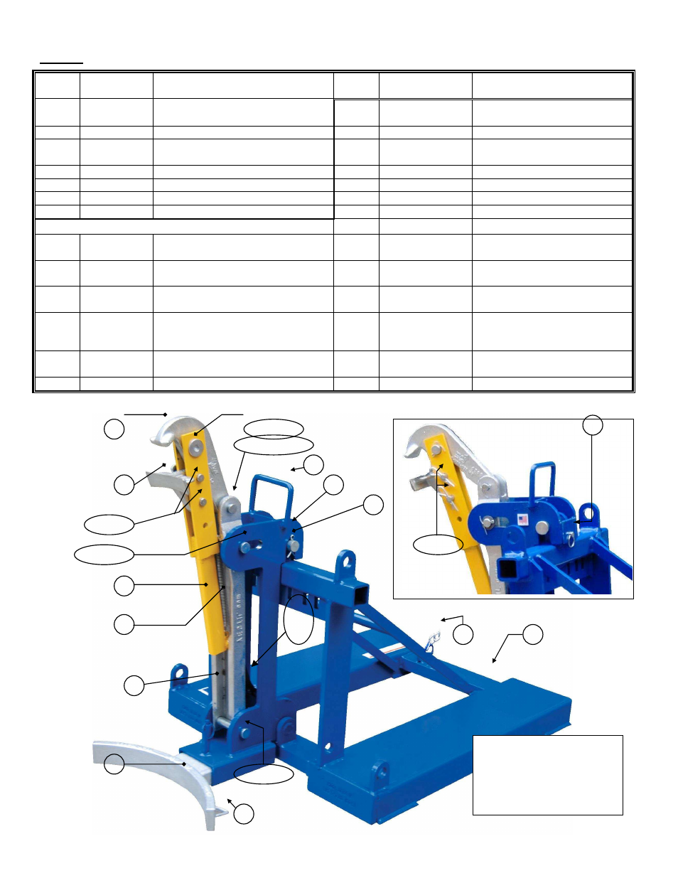 Vestil FMDL User Manual | Page 4 / 12