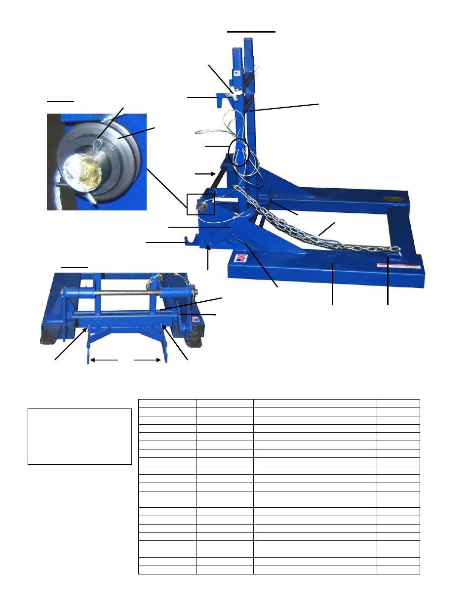 Fig. 2a: side view | Vestil FM-T-DUMP User Manual | Page 6 / 11