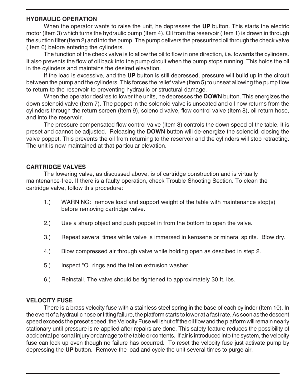 Vestil GLT-4000 User Manual | Page 7 / 16