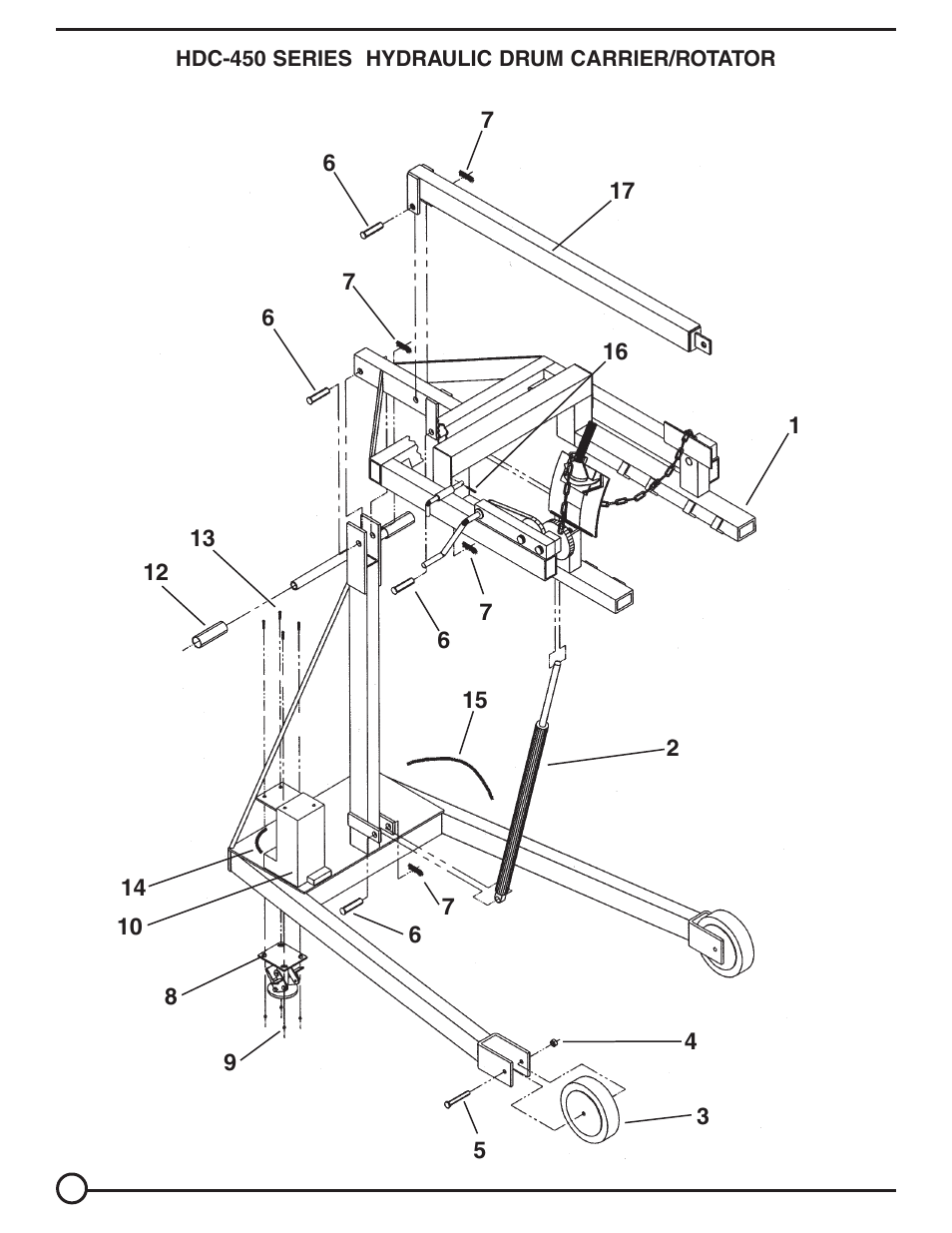 Vestil HDC-450 User Manual | Page 8 / 12