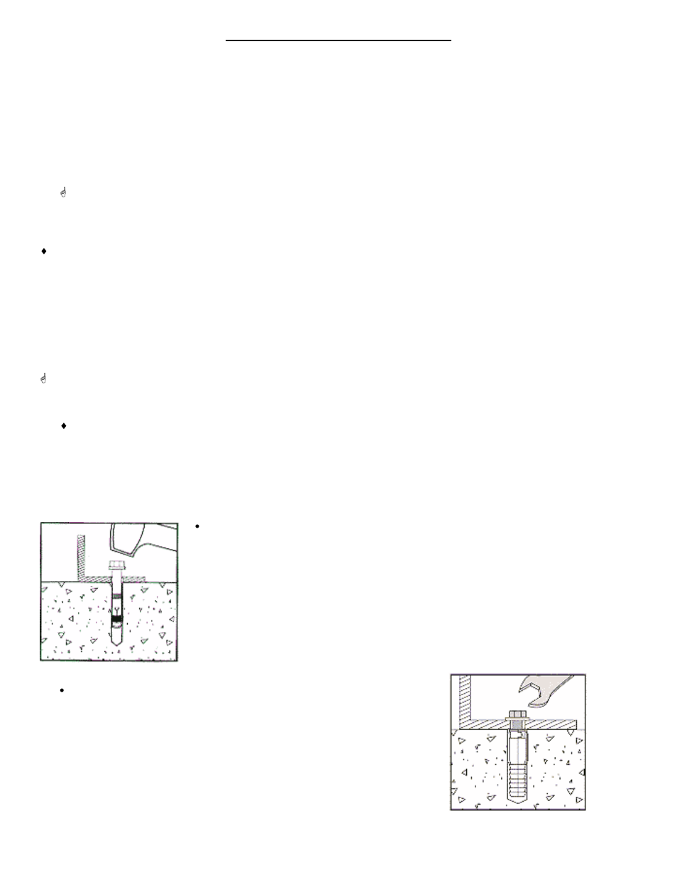 Installing masonry anchors | Vestil LPRO User Manual | Page 3 / 4
