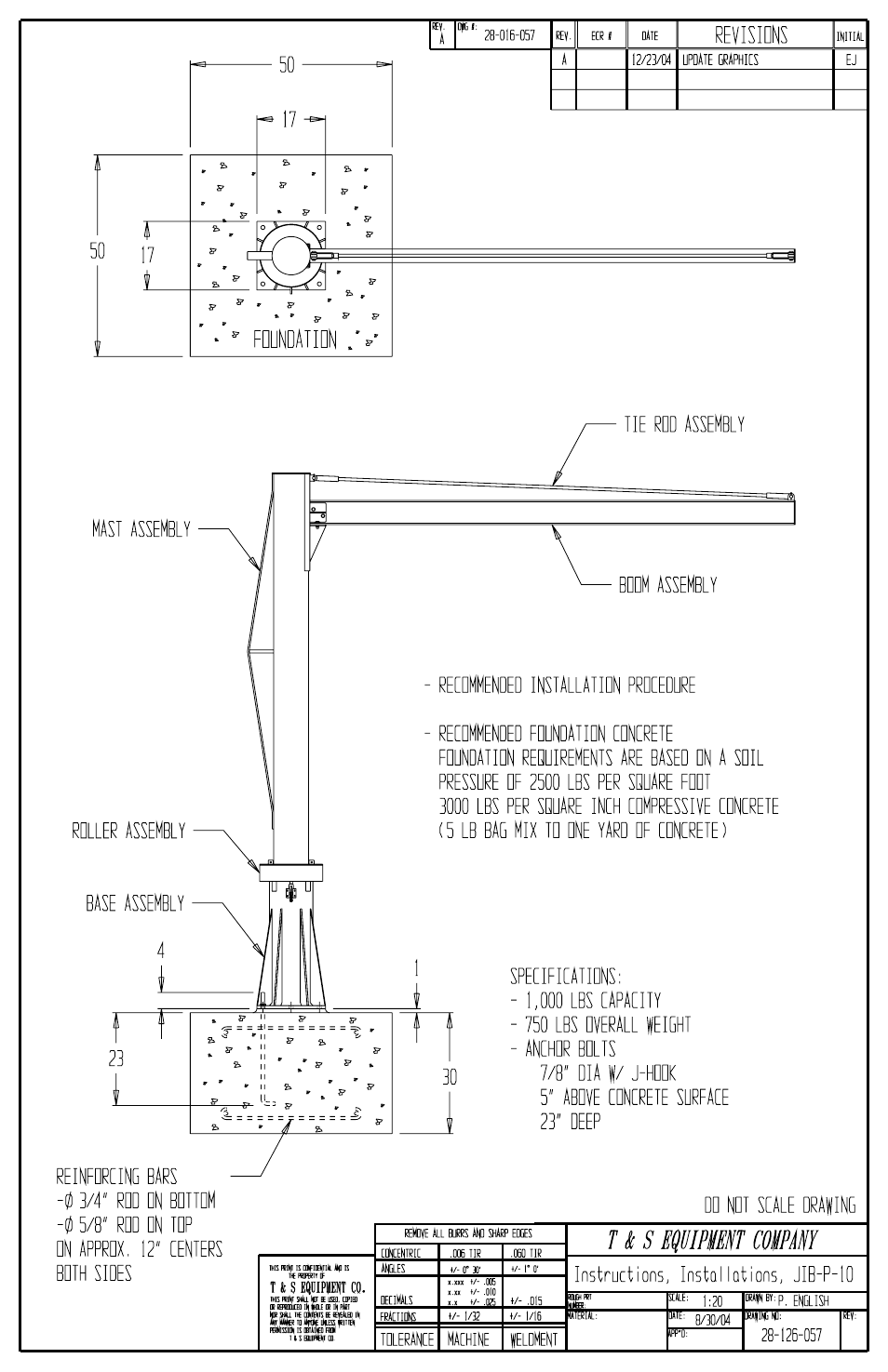 Vestil JIB-P series User Manual | Page 2 / 2