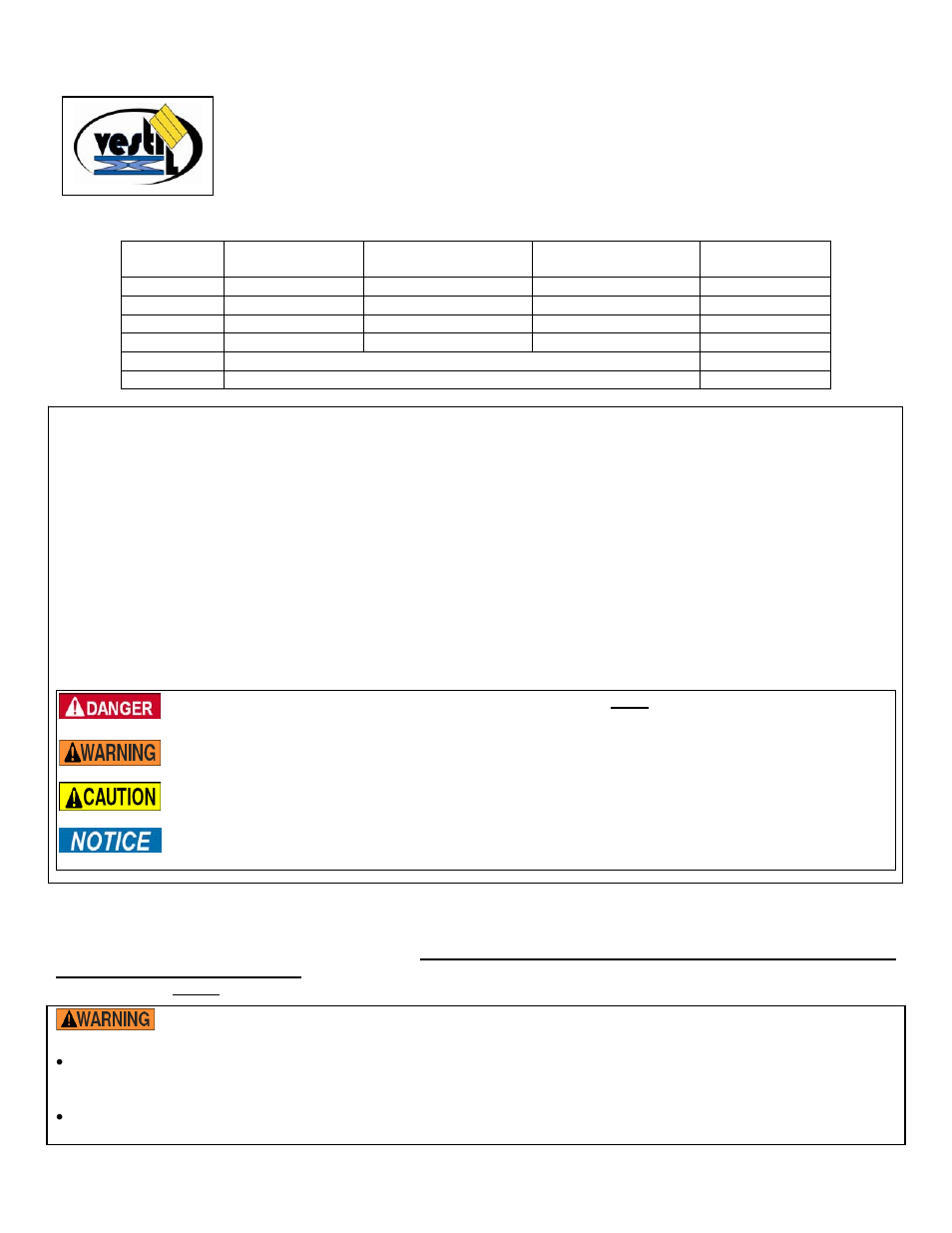 Model, Safety principles, Roduct | Ntroduction | Vestil MPG User Manual | Page 2 / 3