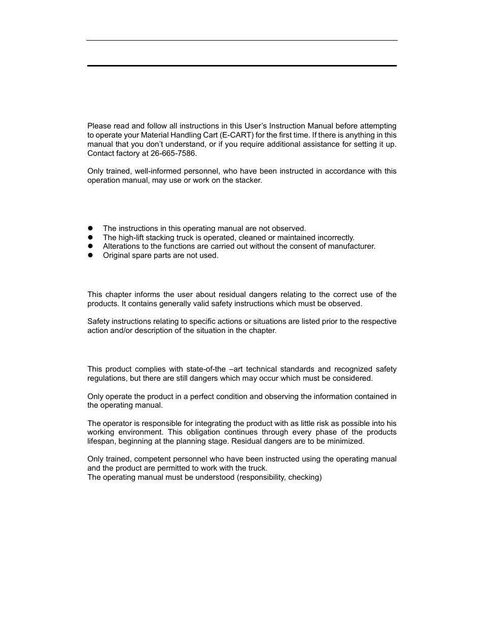 Introduction | Vestil NE-CART User Manual | Page 3 / 38