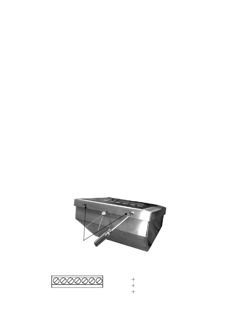 0 install, 1 open the package, 2 electronic connect 2.2.1 open the terminal | 2 load cell connect, 1+e xc +sen +s ig sh ie ld -s ig -se n -exc | Vestil PM-SCALE User Manual | Page 8 / 24