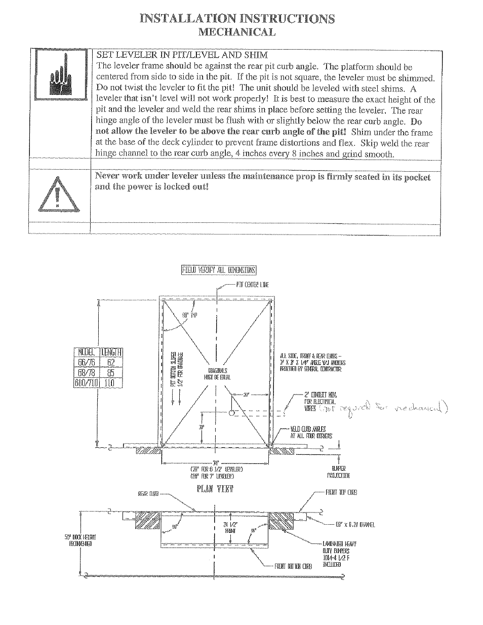 Vestil RR Series User Manual | Page 5 / 5