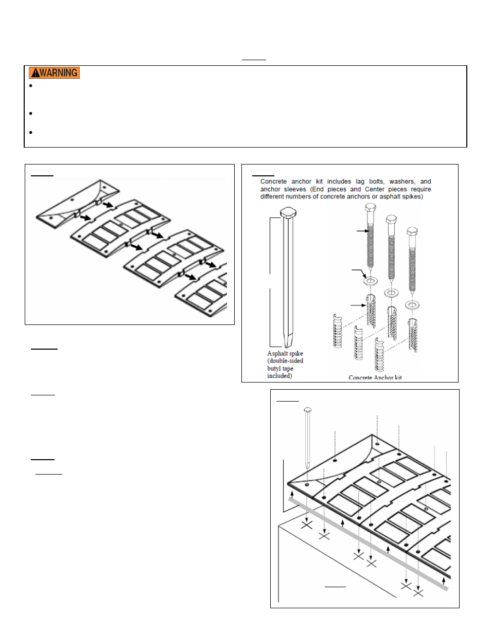 Installation | Vestil RSH User Manual | Page 3 / 4