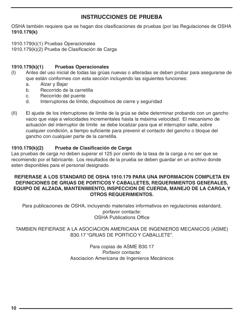 Vestil SBM series User Manual | Page 10 / 12