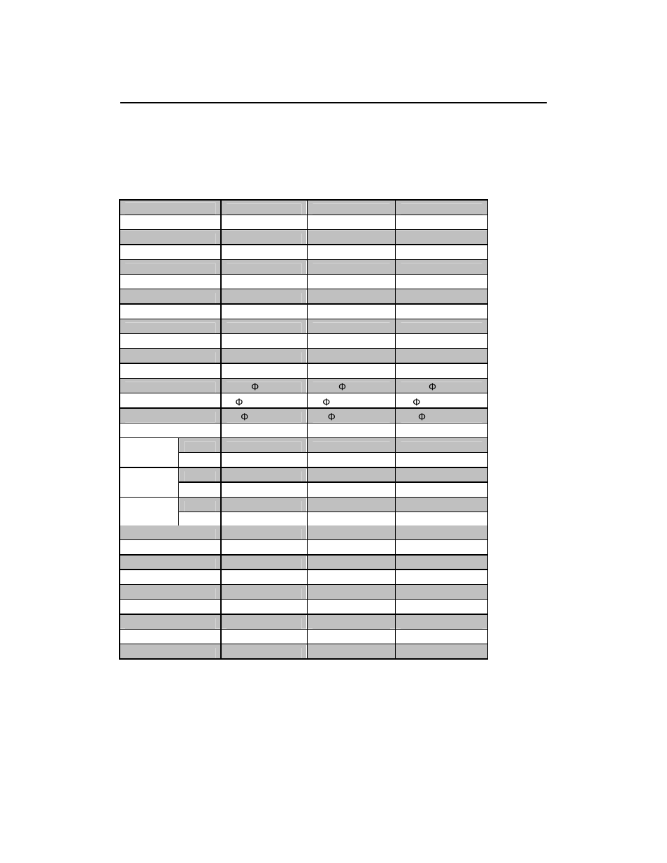 Model specifications, Specification | Vestil S-CB-118 User Manual | Page 3 / 60