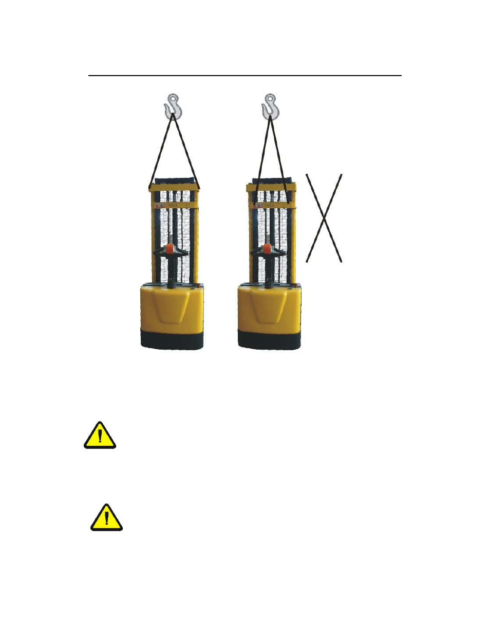 Unpackaging the machine, Removing from the pallet or lifting the product | Vestil S-CB-118 User Manual | Page 9 / 60