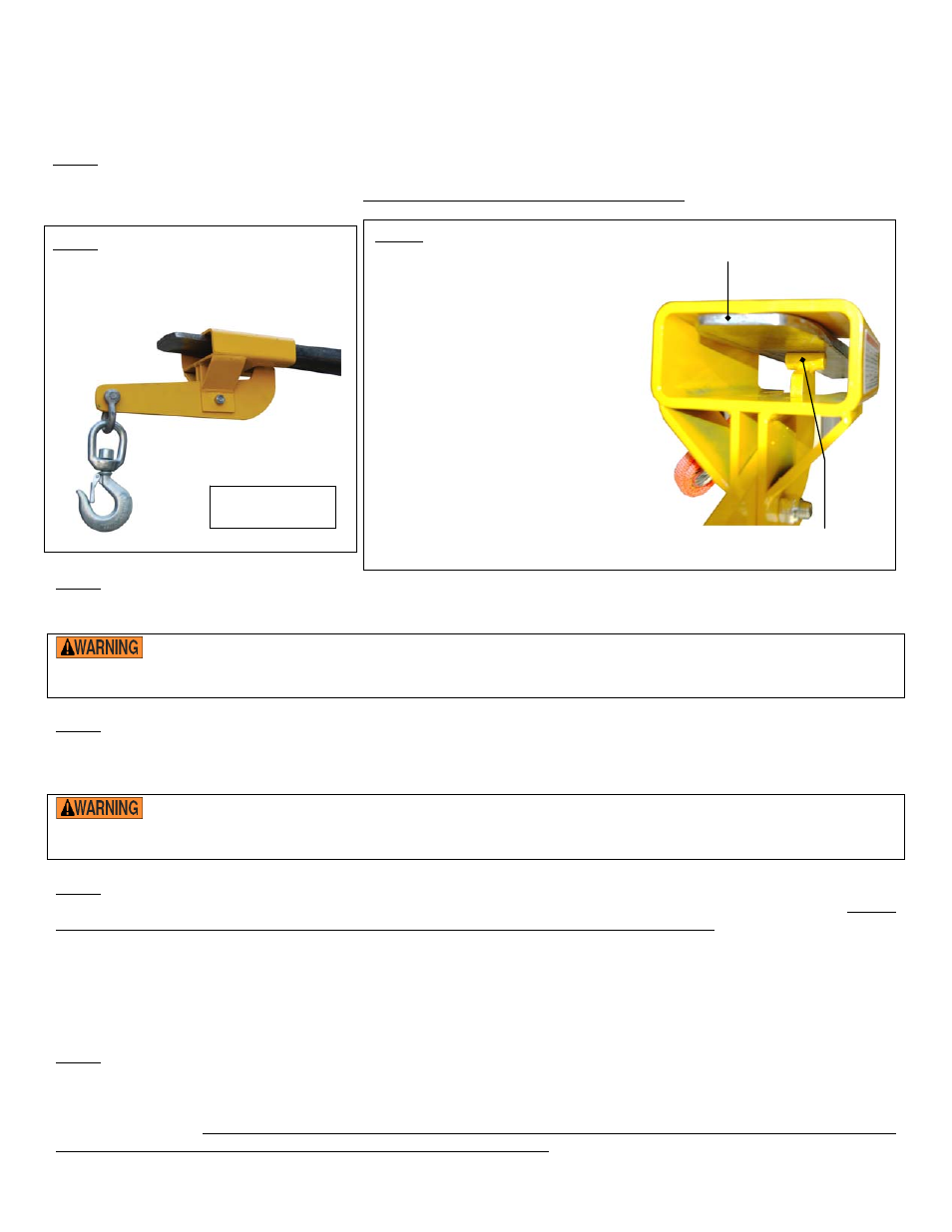 Use instructions | Vestil S-FORK-4-AT User Manual | Page 4 / 7