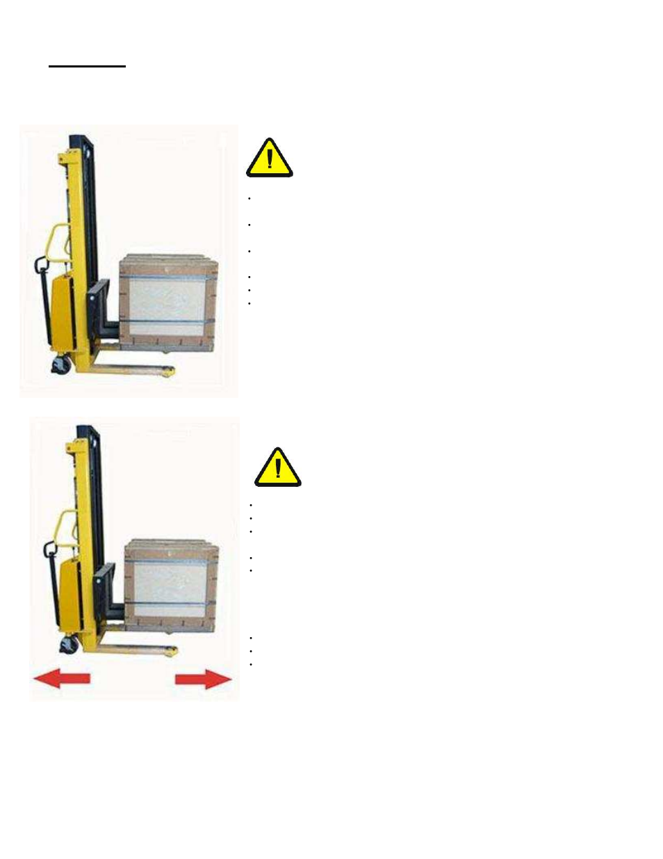 Operation | Vestil SL-xxx-AA User Manual | Page 15 / 33