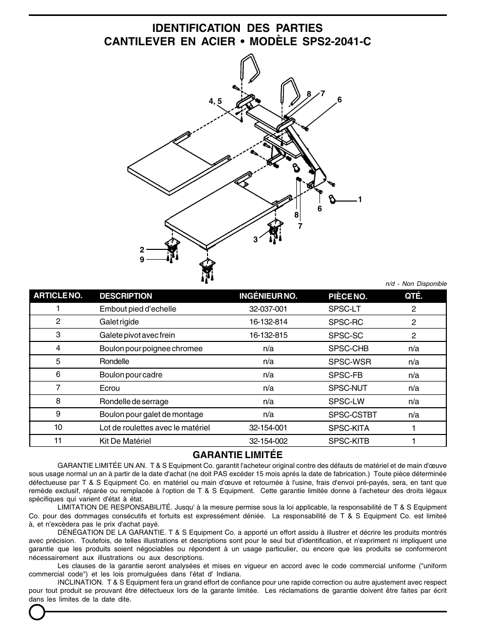 Vestil SPS2-2041-C User Manual | Page 6 / 8