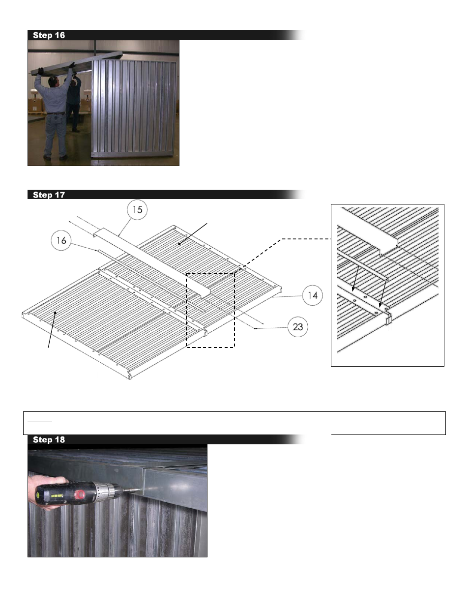 Vestil STOR-96 & 912 User Manual | Page 13 / 20