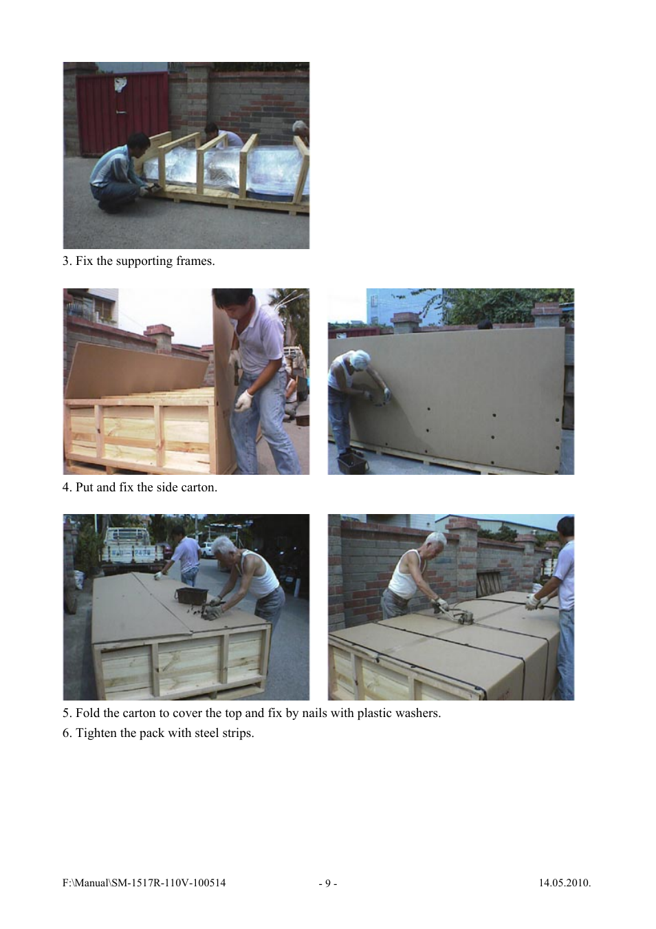 Vestil SWA-60-AW User Manual | Page 11 / 86