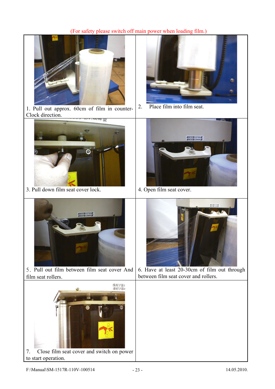 Vestil SWA-60-AW User Manual | Page 25 / 86