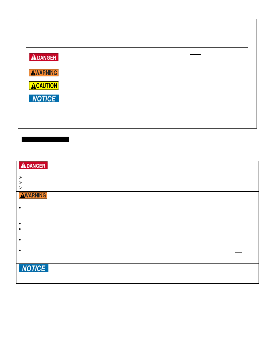 Signal words | Vestil VXL User Manual | Page 2 / 4