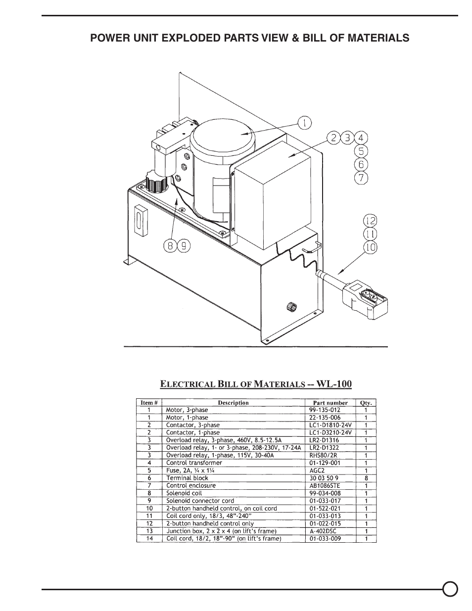 Vestil WL-100 series User Manual | Page 11 / 16