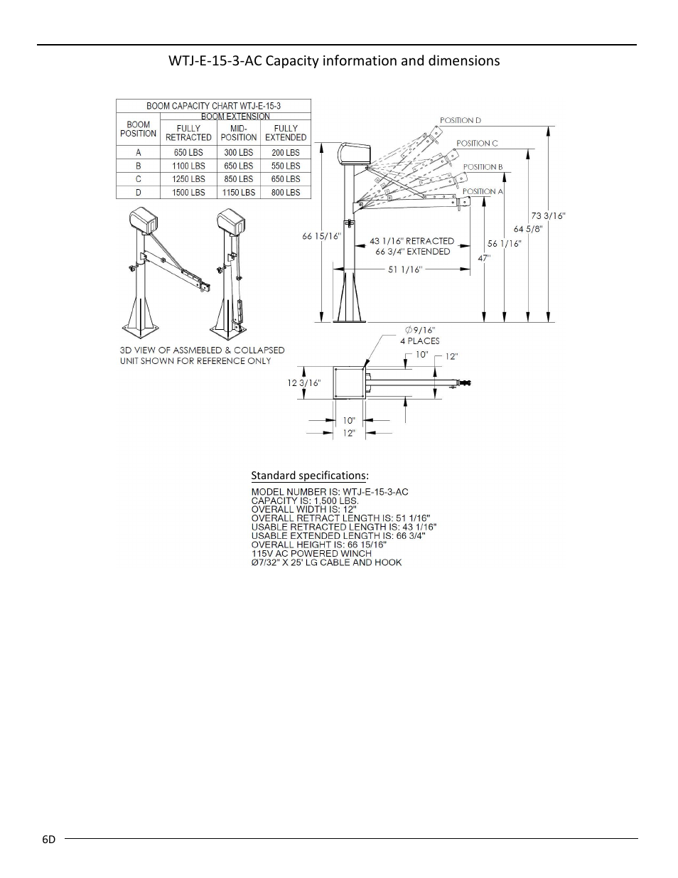 Vestil WTJ User Manual | Page 9 / 24