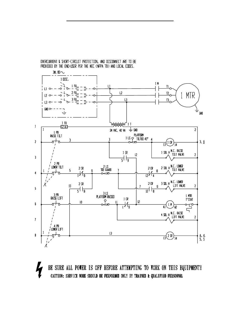 Zltt, Lectrical, Iagram | Odel | Vestil ZLTT series User Manual | Page 10 / 16