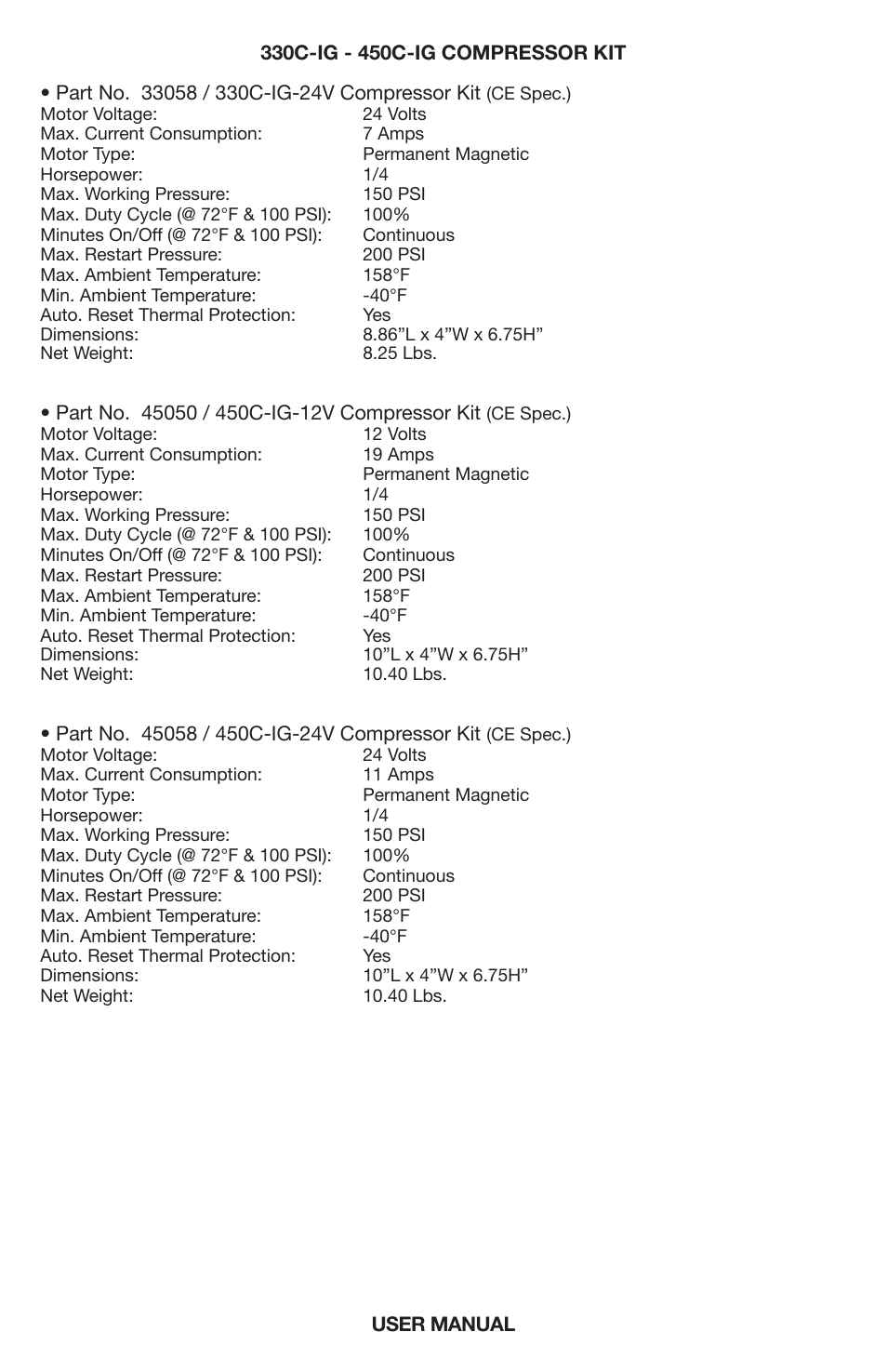 VIAIR 450C-IG User Manual | Page 5 / 8