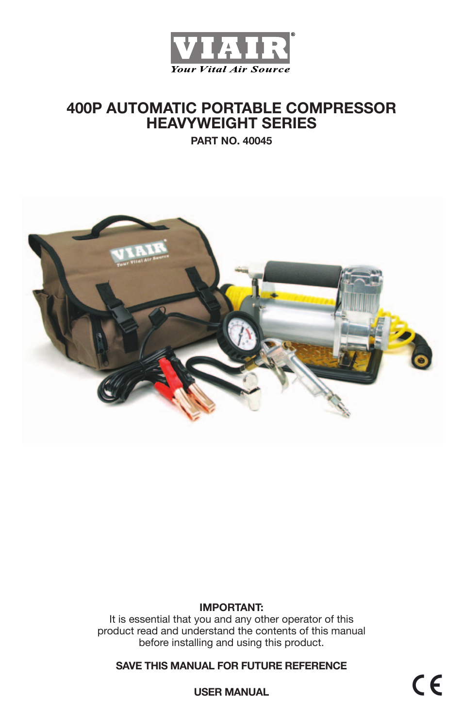 VIAIR 400P-Auto User Manual | 8 pages