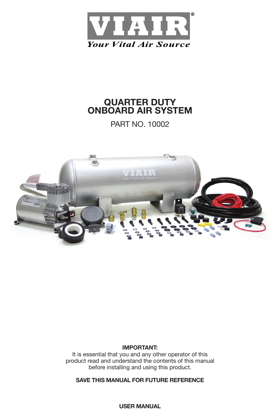 VIAIR Quarter Duty OBA User Manual | 8 pages