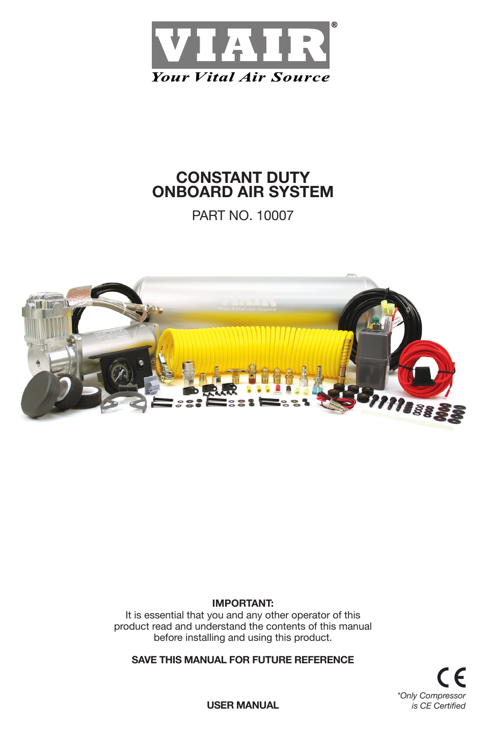 VIAIR Constant Duty OBA User Manual | 11 pages