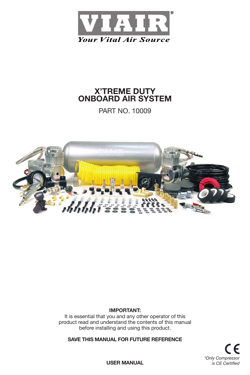 VIAIR X'Treme Duty OBA User Manual | 12 pages