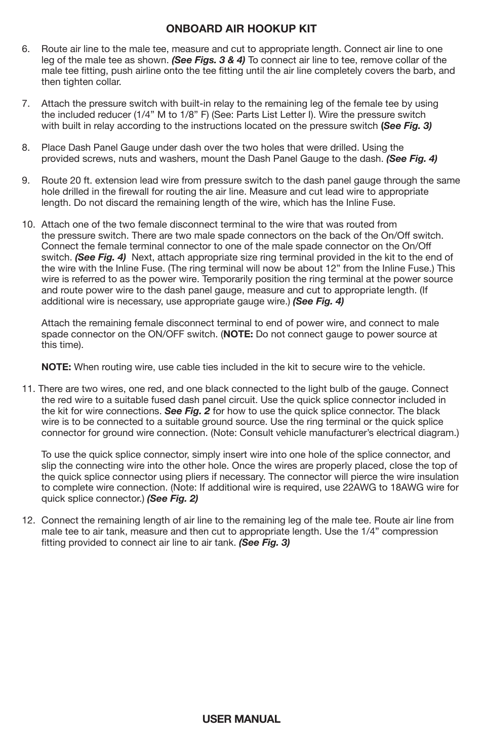 VIAIR Onboard Air Hookup Kit User Manual | Page 5 / 10
