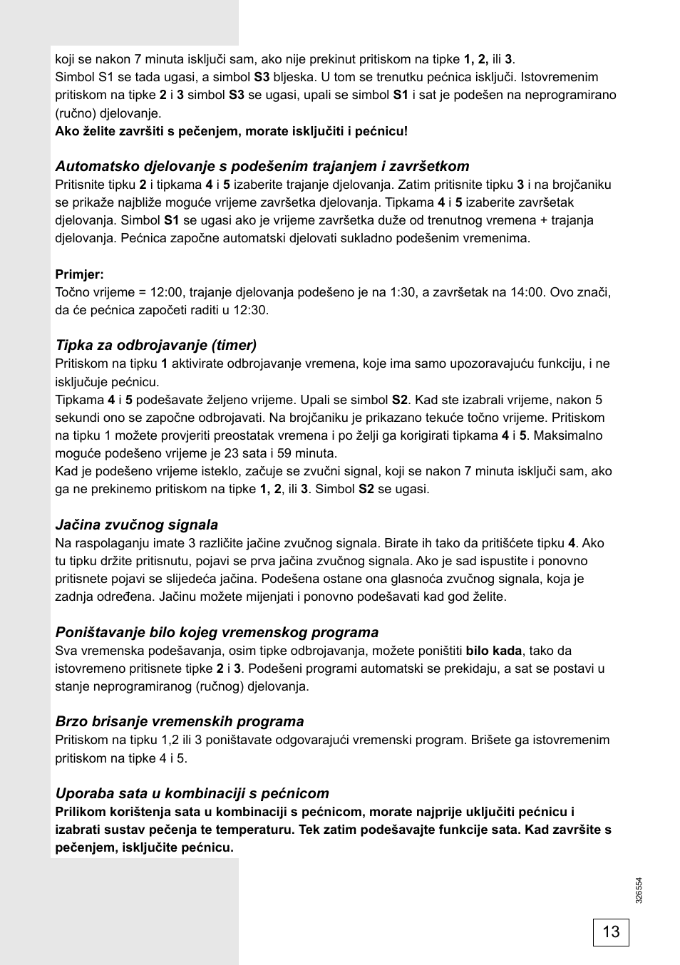 Gorenje EC57335AW User Manual | Page 13 / 32