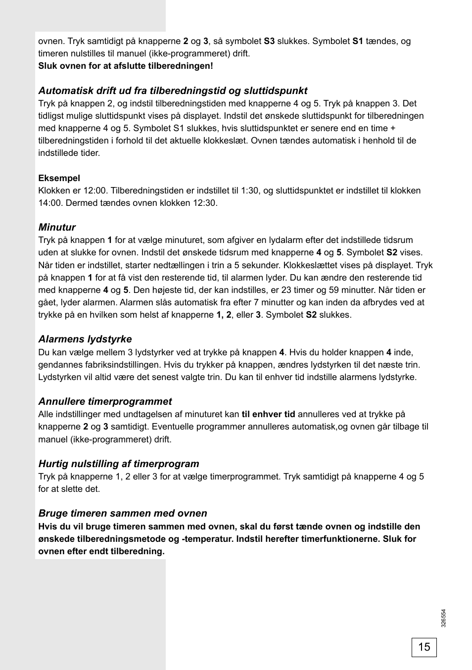 Gorenje EC57335AW User Manual | Page 15 / 32