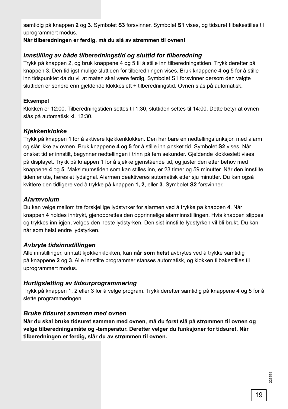 Gorenje EC57335AW User Manual | Page 19 / 32