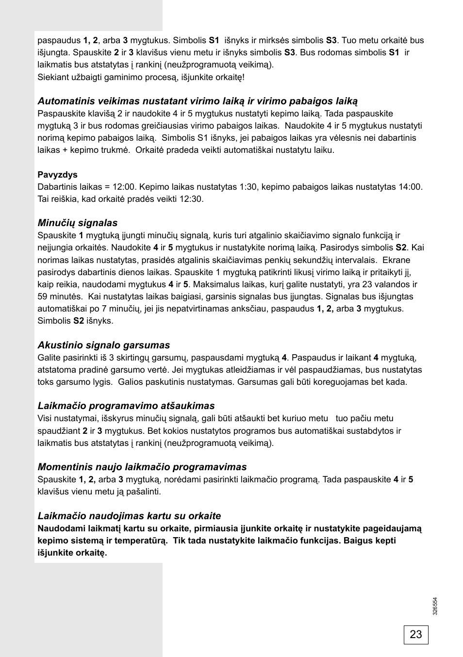 Gorenje EC57335AW User Manual | Page 23 / 32