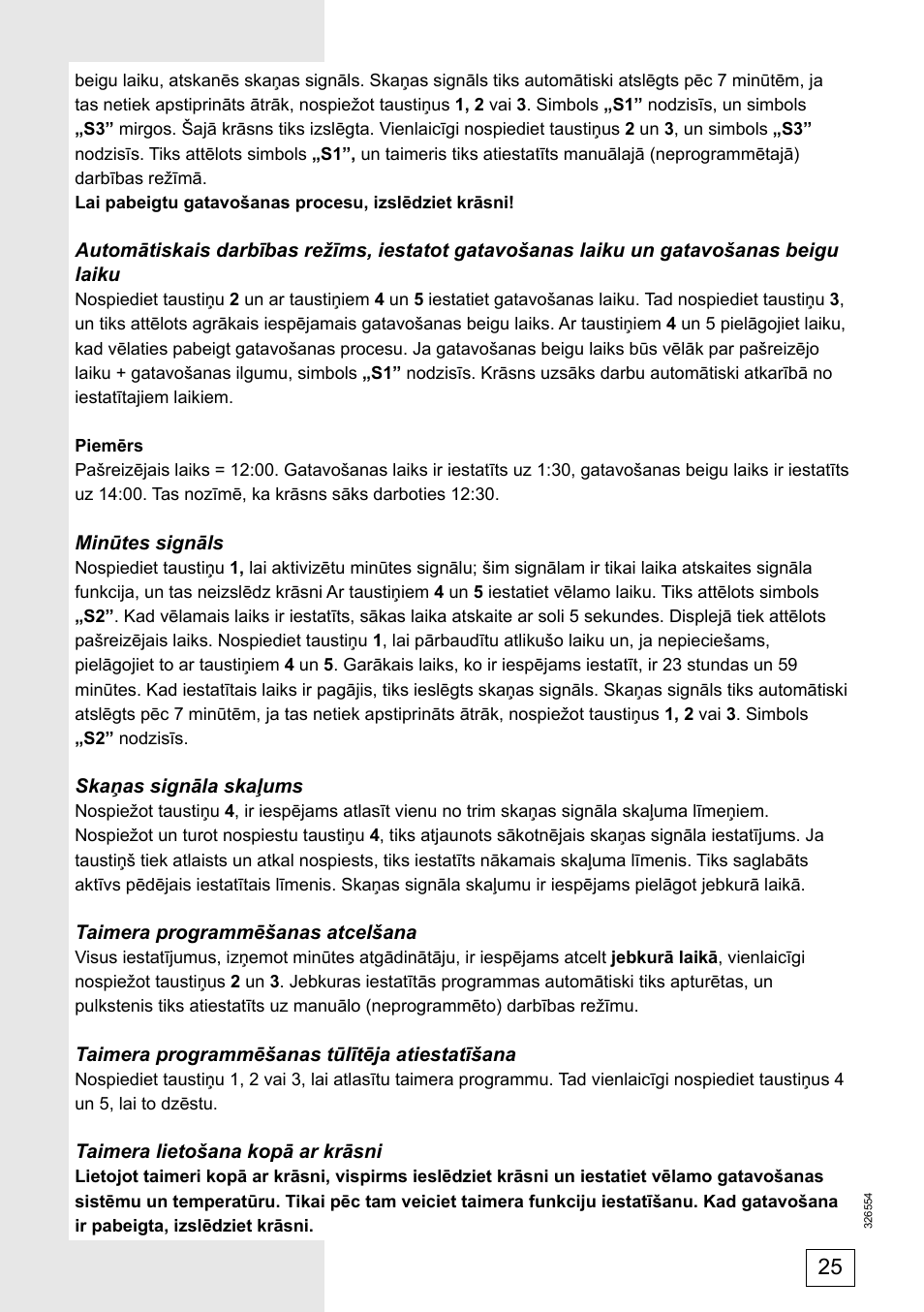 Gorenje EC57335AW User Manual | Page 25 / 32
