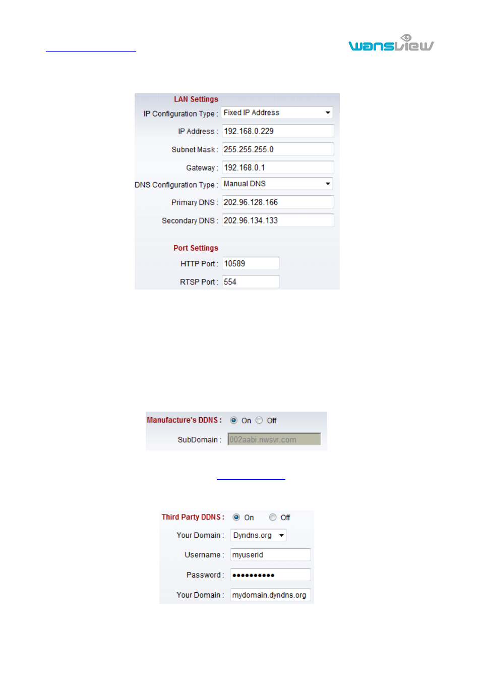 Eb setting, Basic web setting, Wifi setting | Wan access setting, Web setting | WansView NCH 537MW User Manual | Page 14 / 26