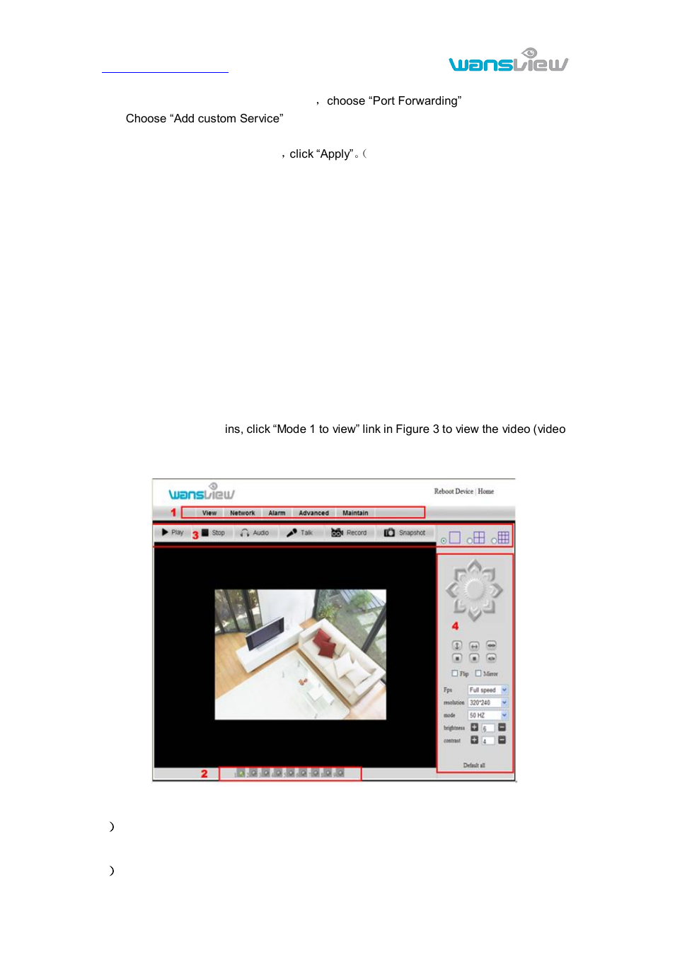 Operation of ie browser, Iew video, 3 operation of ie browser | 1 view video | WansView NCB546 User Manual | Page 11 / 27
