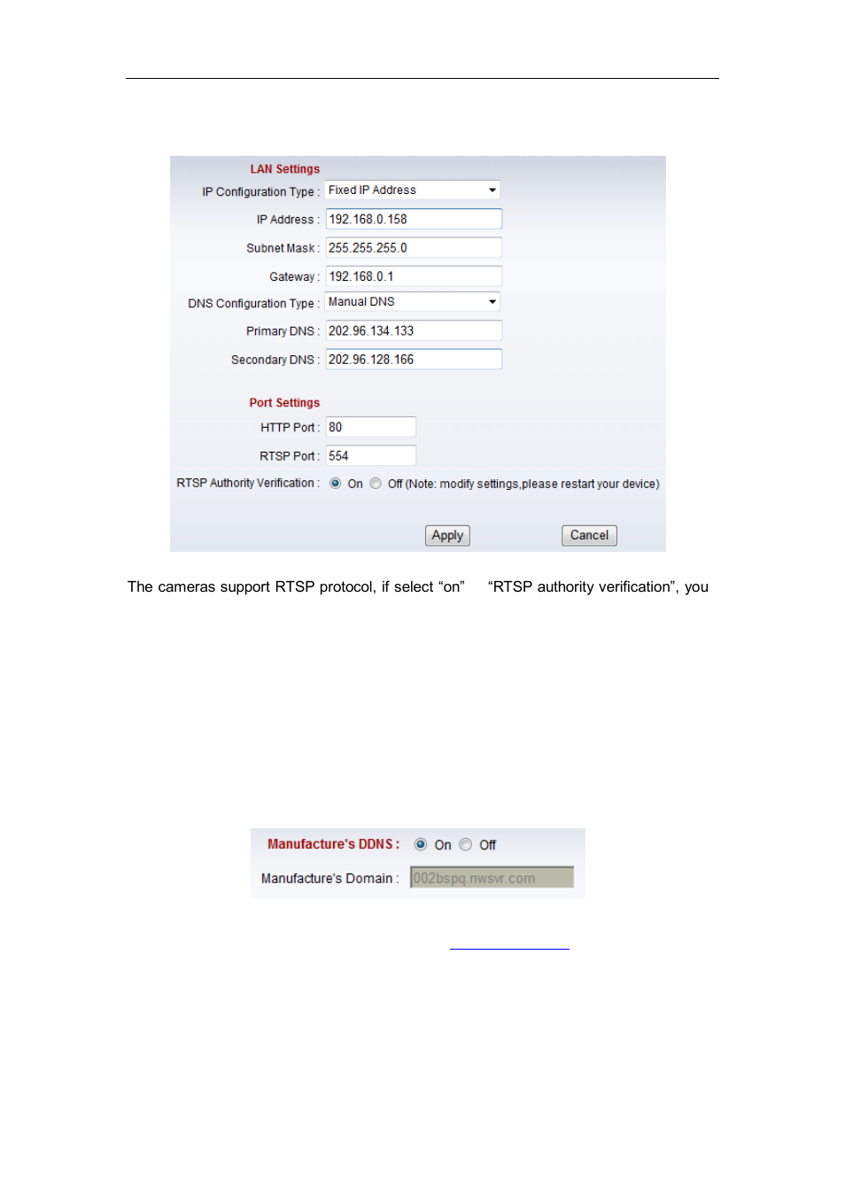 Eb setting, Basic web setting, Wifi setting | Wan access setting, Web setting | WansView NCM628W User Manual | Page 15 / 31