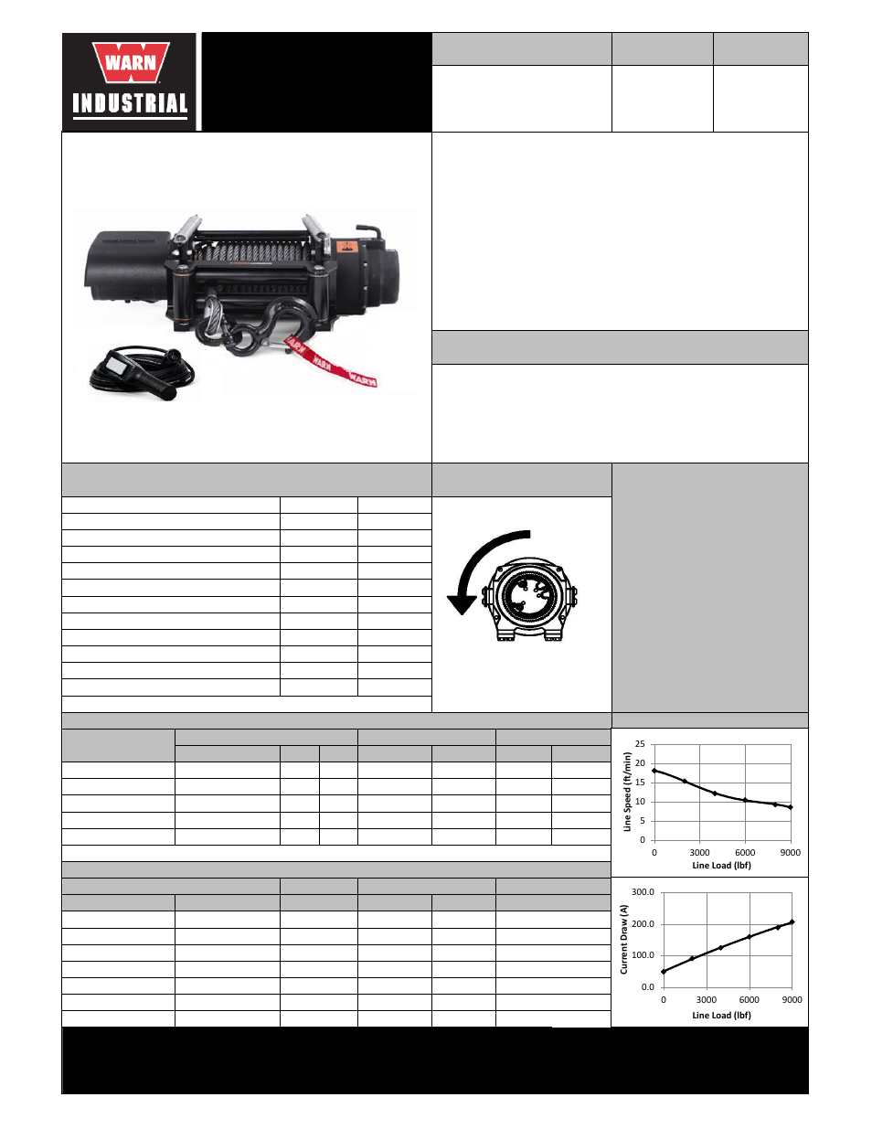 WARN Severe Duty 12 User Manual | 2 pages