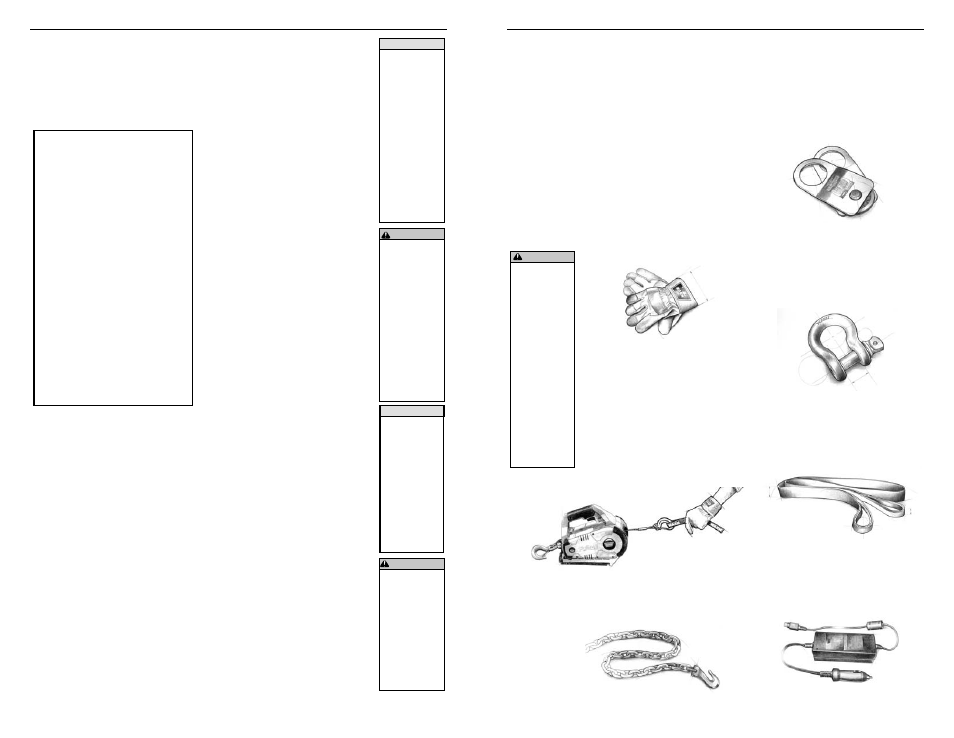 Utilisation du pullzall, Accessories | WARN PullzAll Installation User Manual | Page 20 / 32