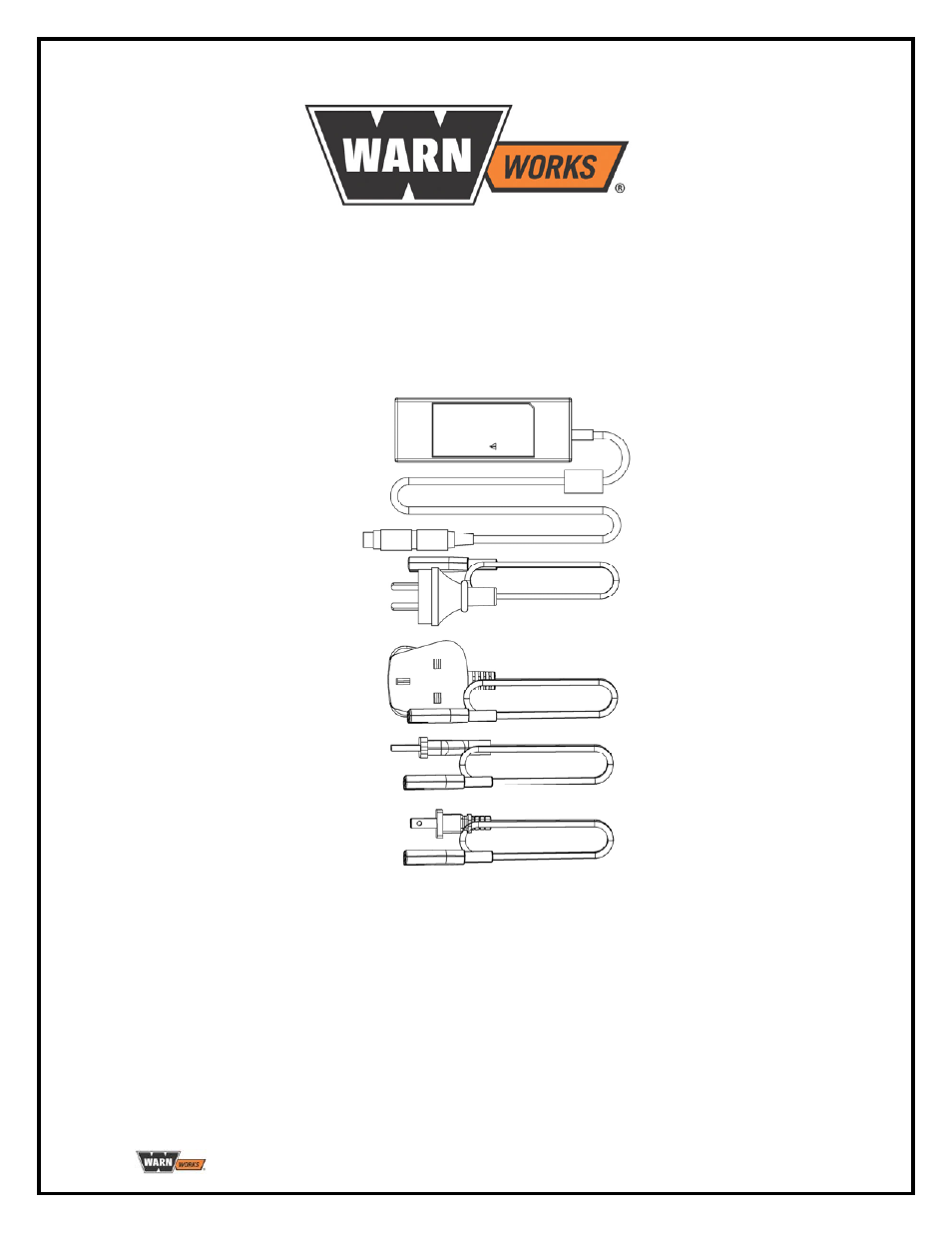 WARN PullzAll BATTERY CHARGER User Manual | 36 pages