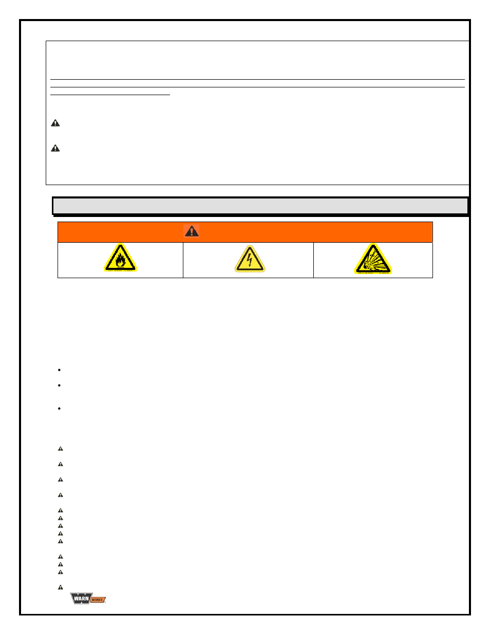 Precauciones de seguridad, Advertencias generales, Advertencia | Uso del cargador | WARN PullzAll BATTERY CHARGER User Manual | Page 6 / 36