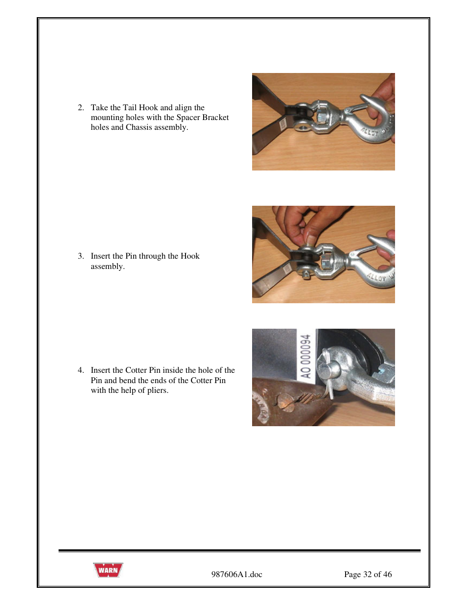WARN PullzAll SERVICE GUIDE 885005 & 885006 User Manual | Page 32 / 46