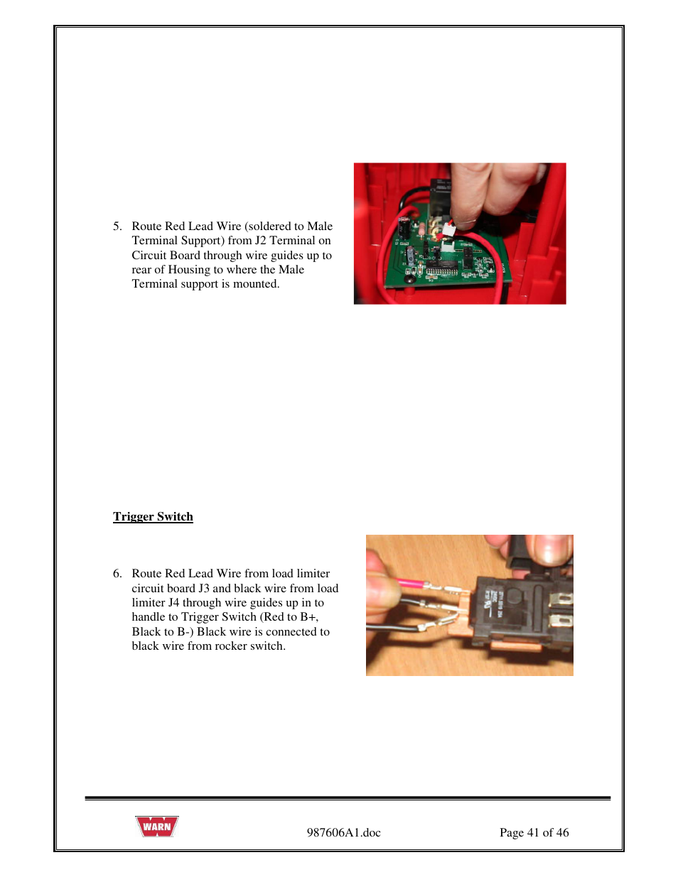 WARN PullzAll SERVICE GUIDE 885005 & 885006 User Manual | Page 41 / 46