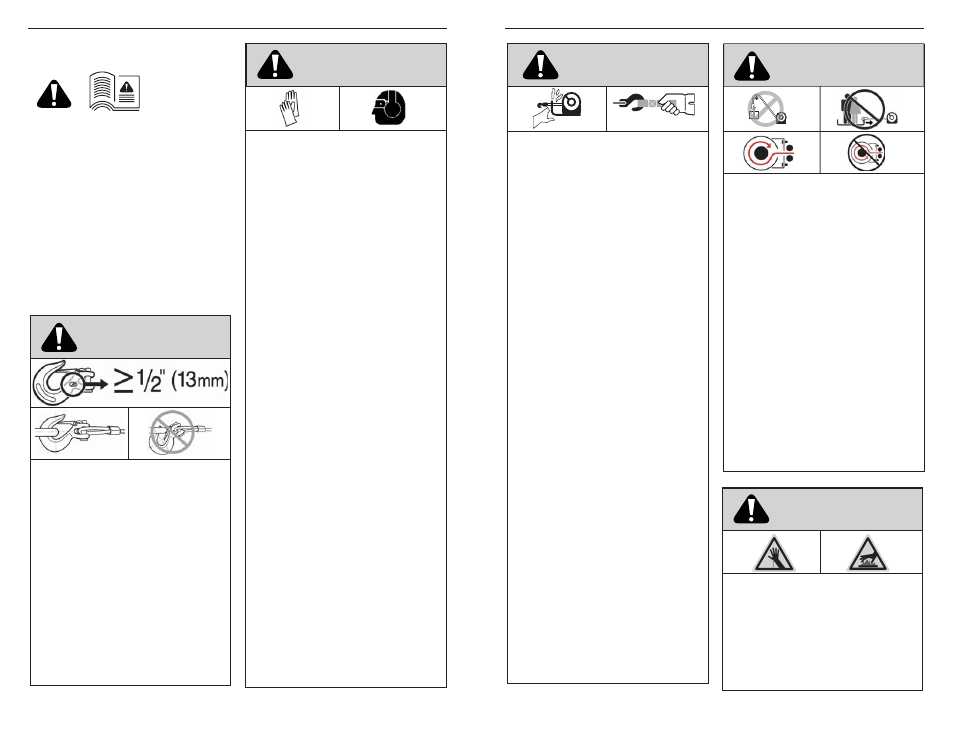 Warning, Warnings and cautions | WARN M15000 User Manual | Page 4 / 20