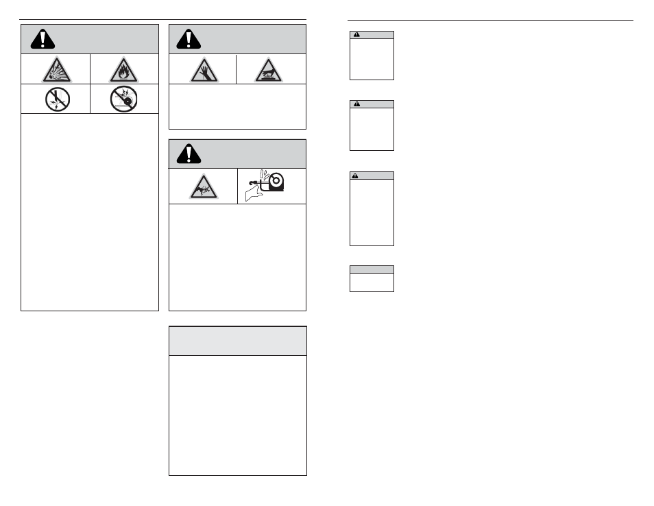 Notice caution, Warning, Caution | WARN M15000 User Manual | Page 5 / 20